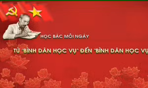 Học Bác mỗi ngày: Từ 'Bình dân học vụ' đến 'Bình dân học vụ số'