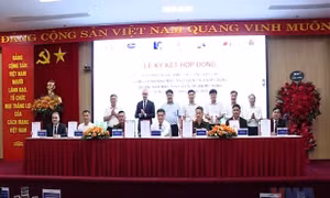 Ký hợp đồng gói thầu thi công xây lắp Nhà máy Thủy điện Trị An mở rộng