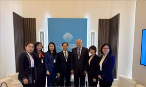 Phó Thủ tướng Bùi Thanh Sơn phát biểu tại Hội nghị Thượng đỉnh Chính phủ Thế giới 2025