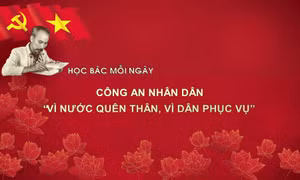 Học Bác mỗi ngày: Công an nhân dân 'Vì nước quên thân, vì dân phục vụ'