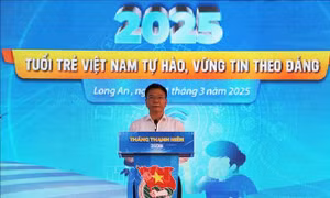Trung ương Đoàn TNCS Hồ Chí Minh khởi động Tháng Thanh niên tại Long An