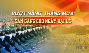 Vượt nắng, thắng mưa sẵn sàng cho ngày đại lễ