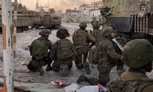 Quân đội Israel hoạt động trong Dải Gaza. Ảnh: IDF