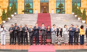 Chủ tịch nước Lương Cường tiếp Đại sứ, Đại biện các nước ASEAN và Timor - Leste