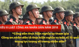 Hiệu quả từ chính sách nâng cao chất lượng tuyển quân trong Công an