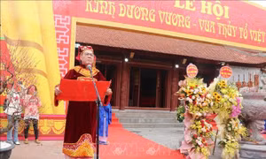 Tưng bừng lễ hội Kinh Dương Vương