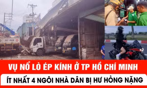 Vụ nổ lò ép kính ở TP Hồ Chí Minh: Ít nhất 4 ngôi nhà người dân bị hư hỏng nặng