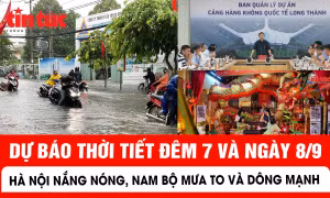 Dự báo thời tiết ngày 8/9: Hà Nội nắng nóng, Nam Bộ mưa to và dông mạnh