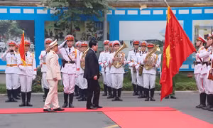 Chủ tịch nước Lương Cường thăm, chúc Tết Bộ Tư lệnh Cảnh vệ