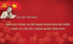 Học Bác mỗi ngày: Giáo dục đóng vai trò quan trọng đưa đất nước 'sánh vai với các cường quốc năm châu'