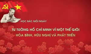 Học Bác mỗi ngày: Tư tưởng Hồ Chí Minh vì một thế giới hòa bình, hữu nghị và phát triển