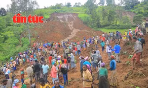 Lở đất kinh hoàng ở Ethiopia khiến ít nhất 55 người thiệt mạng 