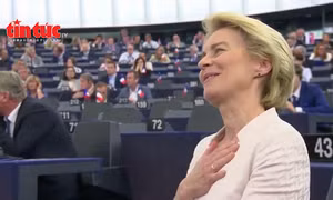 Bà Ursula von der Leyen tái đắc cử Chủ tịch EC, đi vào lịch sử châu Âu