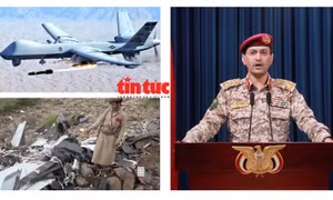 Houthi dùng tên lửa nội địa bắn hạ UAV MQ-9 Reaper trị giá 30 triệu USD của Mỹ