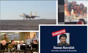 Quân đội Israel tấn công san phẳng 6 toà nhà giết chết thủ lĩnh Hezbollah