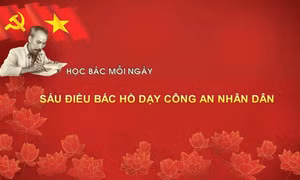 Học Bác mỗi ngày: Sáu điều Bác Hồ dạy Công an nhân dân
