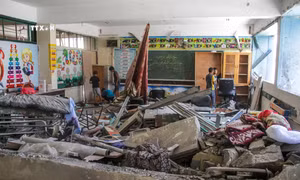 Khoảng 90% tổng số trường học ở Dải Gaza bị phá huỷ