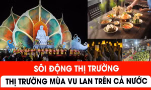 Sôi động thị trường mùa Vu lan trên cả nước