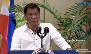 Cựu tổng thống Philippines Rodrigo Duterte bị bắt