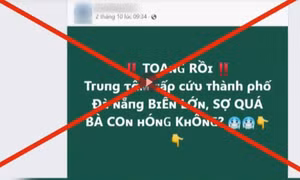 Đề nghị xử lý chủ trang Facebook đăng sai sự thật