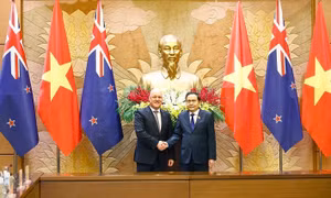 Chủ tịch Quốc hội Trần Thanh Mẫn hội kiến Thủ tướng New Zealand