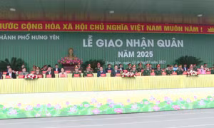 Hưng Yên tổ chức Lễ giao, nhận quân năm 2025