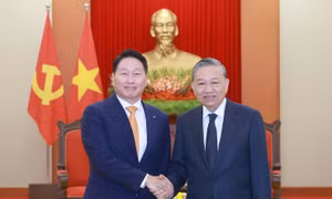 Tổng Bí thư Tô Lâm tiếp Chủ tịch tập đoàn SK, Hàn Quốc
