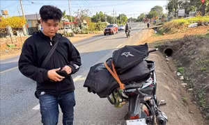 Bị phạt vì che biển số xe máy