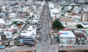 Đường Tân Kỳ - Tân Quý (đoạn đi qua quận Bình Tân, TP Hồ Chí Minh) được mở rộng lên 30m.