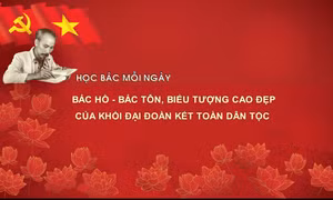 HỌC BÁC MỖI NGÀY: Bác Hồ - Bác Tôn, biểu tượng cao đẹp của khối đại đoàn kết toàn dân tộc