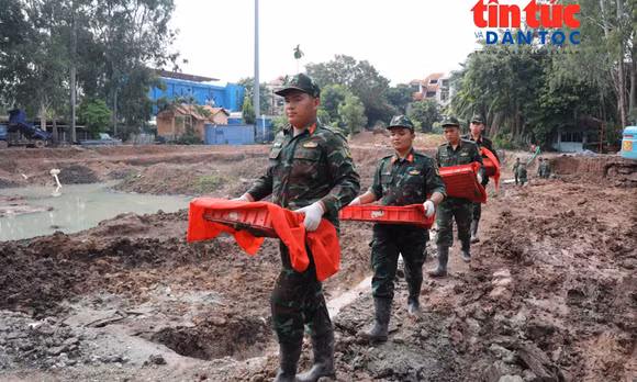 Tìm kiếm, quy tập 822 hài cốt liệt sĩ tại Công viên Lê Thị Riêng, TP Hồ Chí Minh.