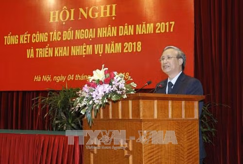 Nâng cao hiệu quả công tác đối ngoại nhân dân trong năm 2018 ảnh 1