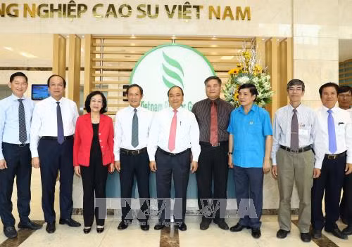 Thủ tướng Nguyễn Xuân Phúc thăm, làm việc với Tập đoàn Cao su Việt Nam ảnh 1