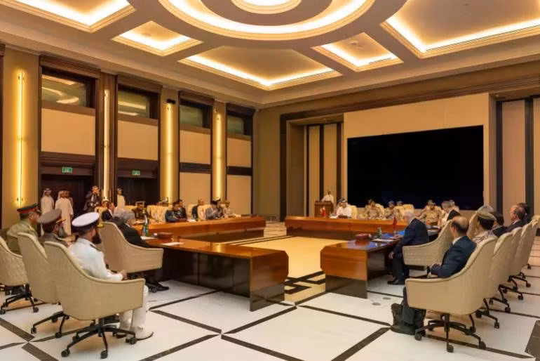 Thỏa thuận đa phương “Badr” được ký tại thủ đô Doha của Qatar ngày 21/10/2026. Ảnh: Bộ Quốc phòng Thổ Nhĩ Kỳ