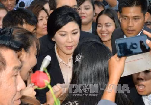  Bà Yingluck trình diện tòa do vụ kiện trợ giá gạo ảnh 1