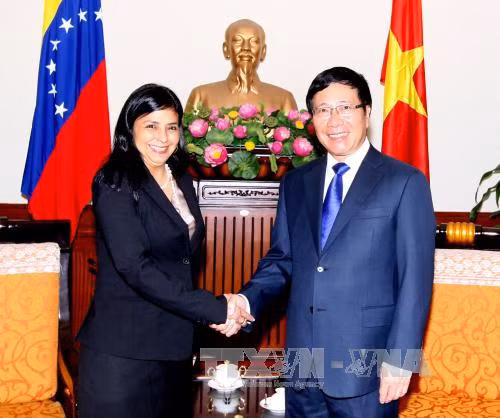 Thủ tướng Nguyễn Tấn Dũng hội kiến Tổng thống Venezuela ảnh 3