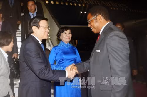 Chủ tịch nước Trương Tấn Sang thăm cấp Nhà nước Tanzania ảnh 1