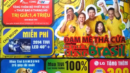 Tivi 'nóng' cùng trái bóng World Cup ảnh 1