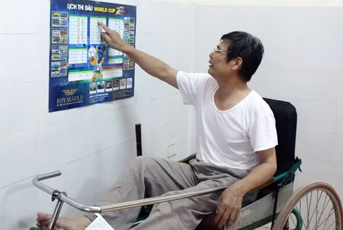 Trung tâm Thương binh nặng Thuận Thành“sống” cùng FIFA World Cup 2014 ảnh 2