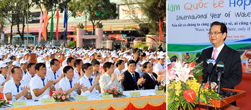 Mít tinh Quốc gia hưởng ứng Ngày nước thế giới (22/3) ảnh 1