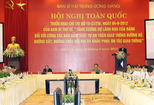 Phát huy sức mạnh của hệ thống chính trị đảm bảo trật tự, ATGT ảnh 1