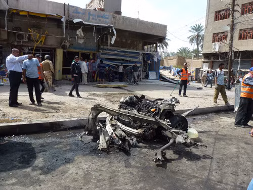 Iraq rung chuyển vì đánh bom liên hoàn ảnh 1
